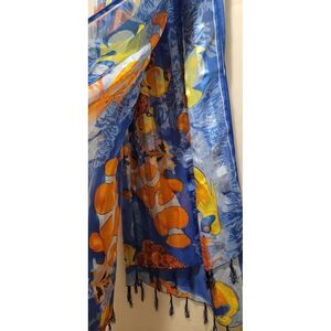 Rima Women's One Size Beachwear 1 pc Wrap Hawaiian Cover Up Sarong Fringe Cruise